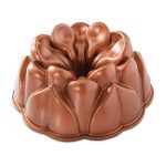 STAMPO MAGNOLIA BUNDT PAN NW93848 10 CUPS NORDIC WARE