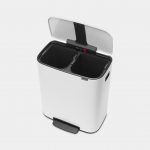 PATTUMIERA A PEDALE BO 2 x 30 litri - White Brabantia - immagine 4