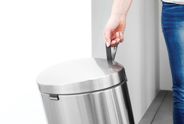PATTUMIERA FLATBACK 40 LT Inox Satinato Brabantia - immagine 4