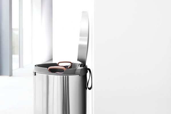 PATTUMIERA FLATBACK 40 LT Inox Satinato Brabantia - immagine 5