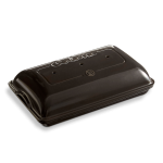 Cuocipane Ciabatta in ceramica 39x23x10,5cm. Fusain Nero 795502 Emile Henry - immagine 2