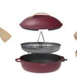 La Favolosa padella 24 cm rossa  - tutto fare 8 in 1- Cookut - immagine 2